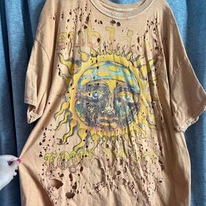 Sublime Distressed Sun Graphic Tee